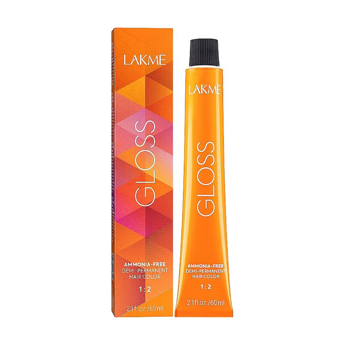 

Уцінка! Напівперманентна тонувальна крем-фарба для волосся Lakme Gloss Demi-Permanent Hair Color 5/44, 60 мл