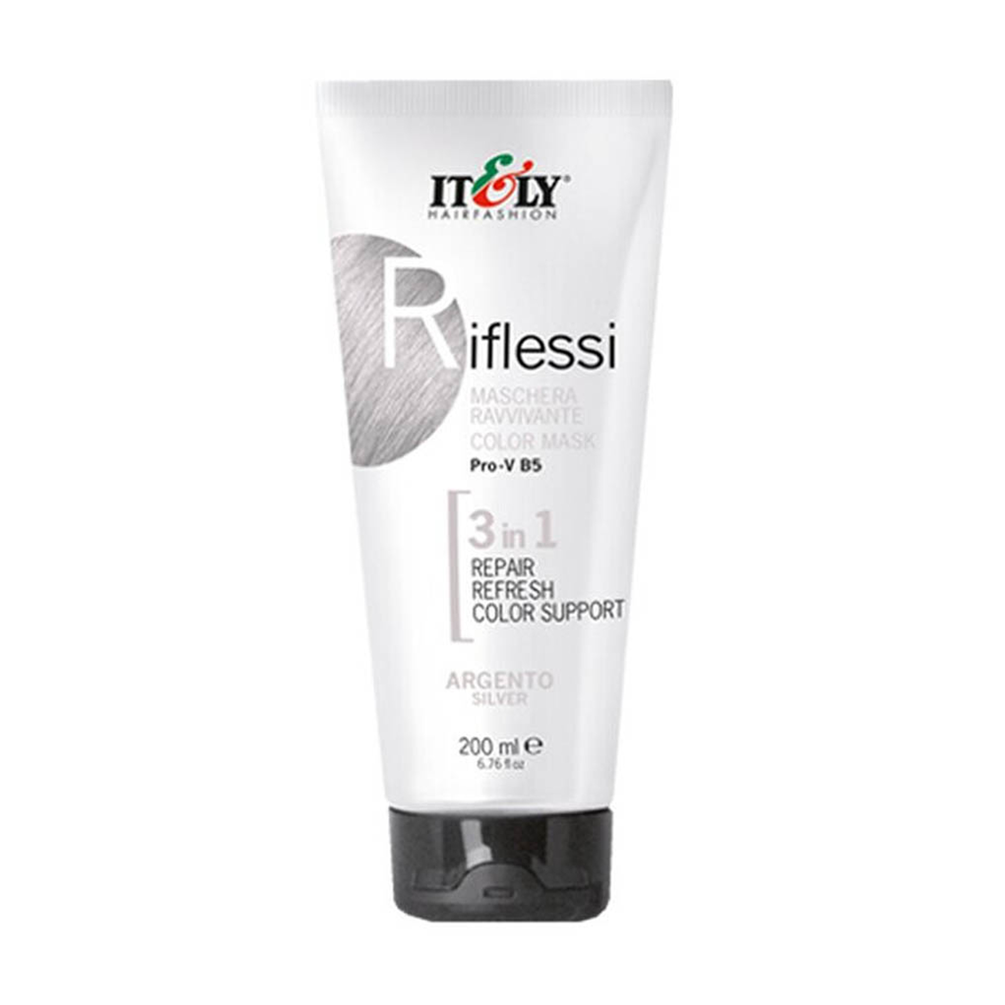 Відтінкова маска для волосся 3в1 Itely Hairfashion Riflessi Сріблястий, 200 мл