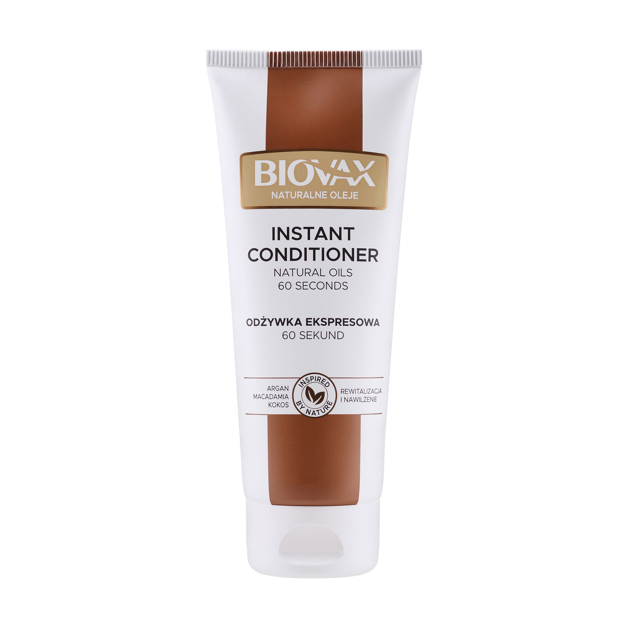 

Уцінка! Кондиціонер для волосся Biovax Instant Conditioner Natural Oils 60 Seconds, 200 мл