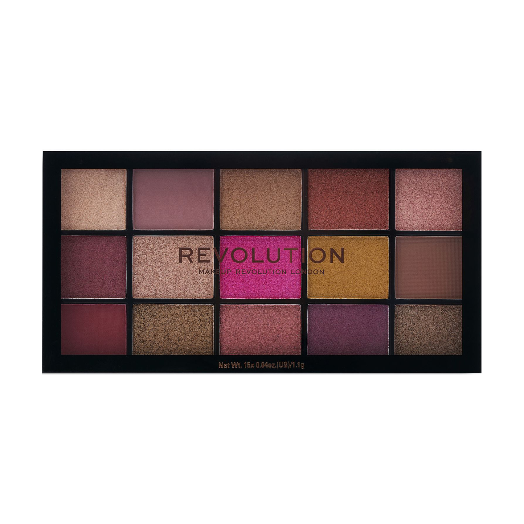 

Уцінка! Палетка тіней для повік Makeup Revolution Division Reloaded Palette Prestige, 16.5 г