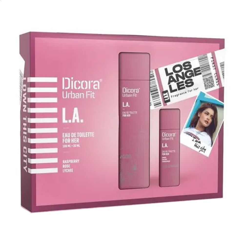 

Парфумований набір жіночий Dicora Urban Fit L.A. (туалетна вода, 100 мл + туалетна вода, 30 мл)