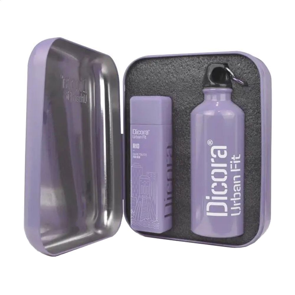 

Парфумований набір жіночий Dicora Urban Fit Rio (туалетна вода, 100 мл + спортивна пляшка для води, 500 мл)