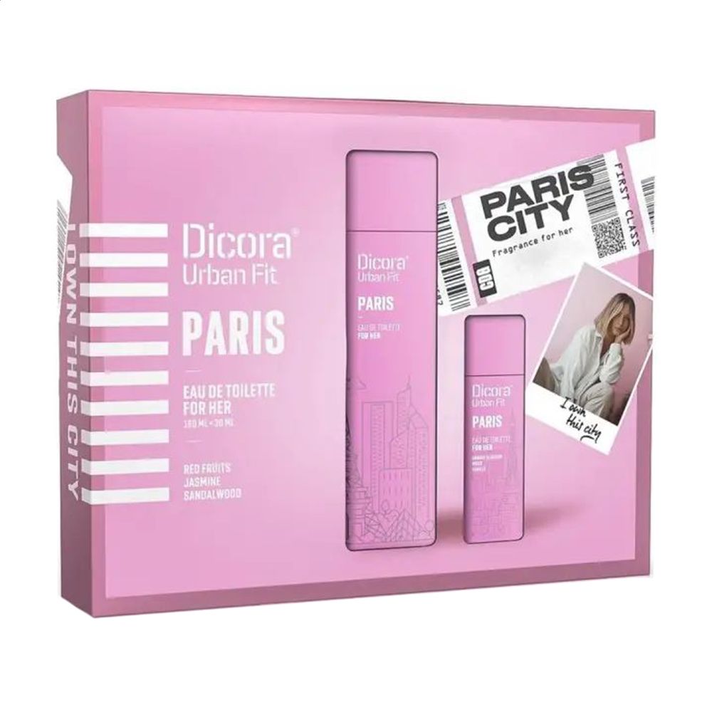 

Парфумований набір жіночий Dicora Urban Fit Paris (туалетна вода, 100 мл + туалетна вода, 30 мл)