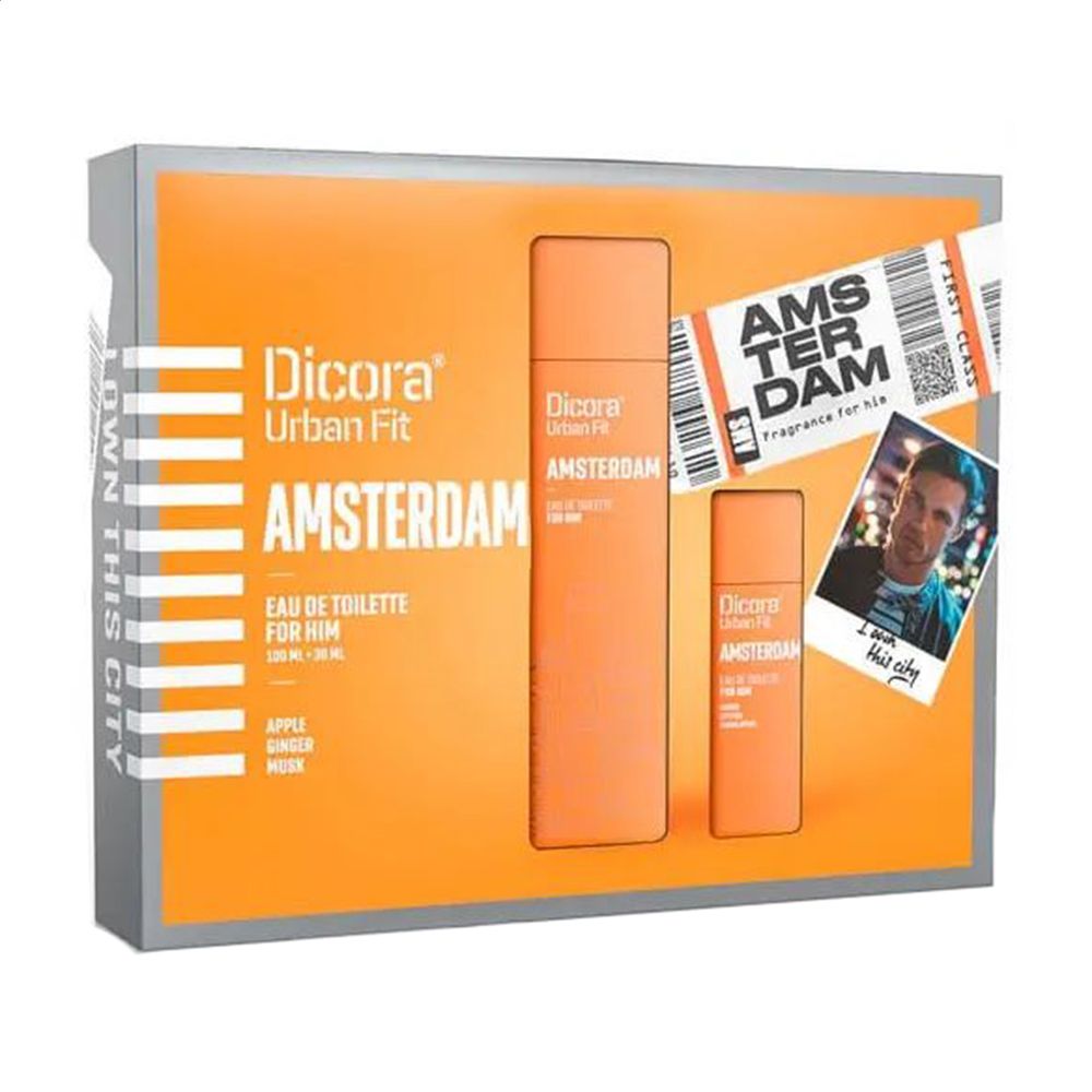 

Парфумований набір чоловічий Dicora Urban Fit Amsterdam (туалетна вода, 100 мл + туалетна вода, 30 мл)