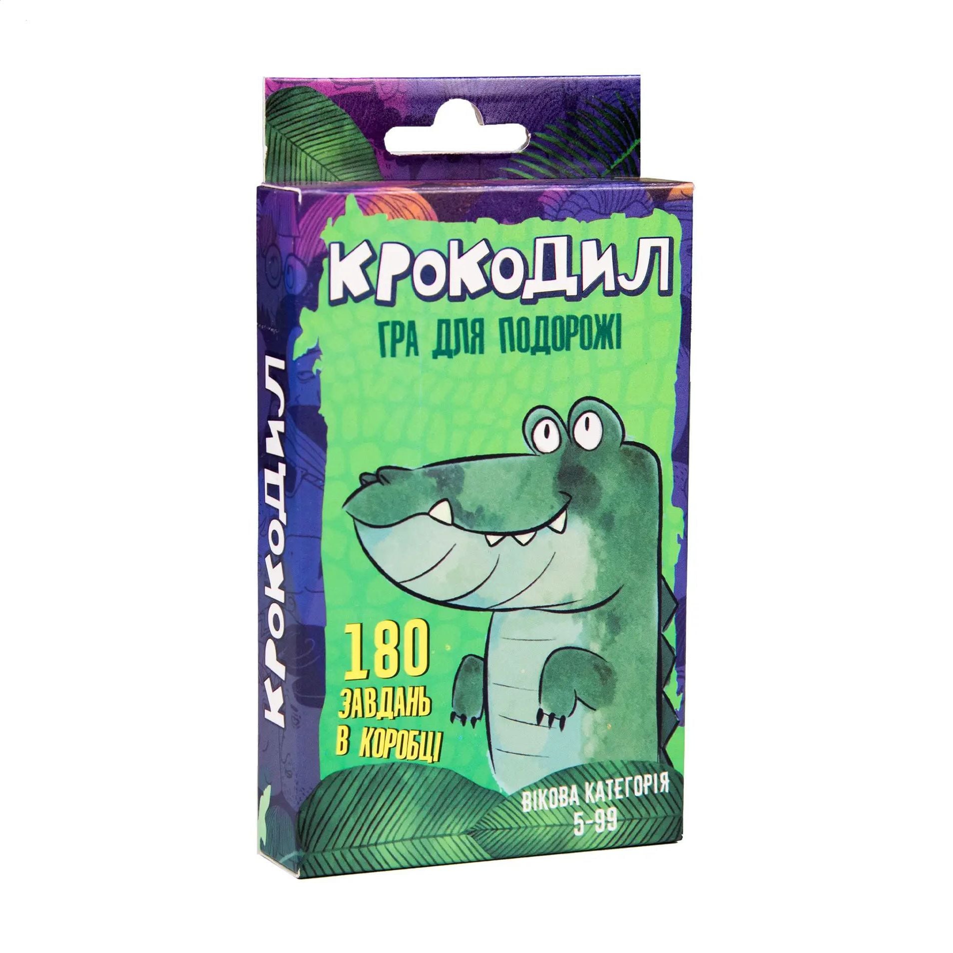 

Настільна гра Strateg Крокодил, українською мовою, від 5 років, 14.7*8*2 см (30557)