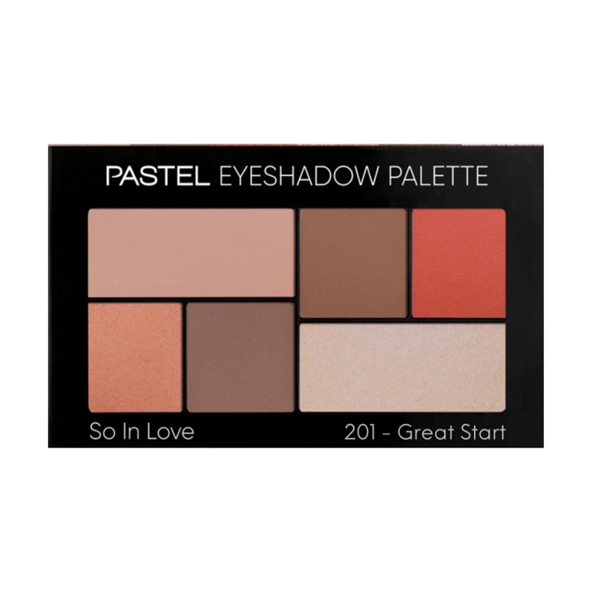 

Уцінка! Набір тіней для повік Pastel So In Love Eyeshadow Palette 201, 6.6 г