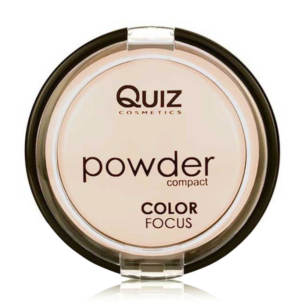 Компактна пудра для обличчя Quiz Cosmetics Color Focus Powder Compact, 02, 12 г