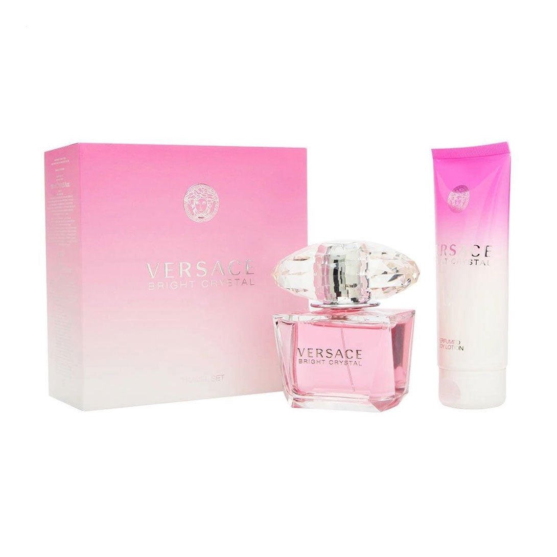 Парфумований набір жіночий Versace Bright Crystal Giftset (туалетна вода, 50 мл + лосьйон для тіла, 100 мл)