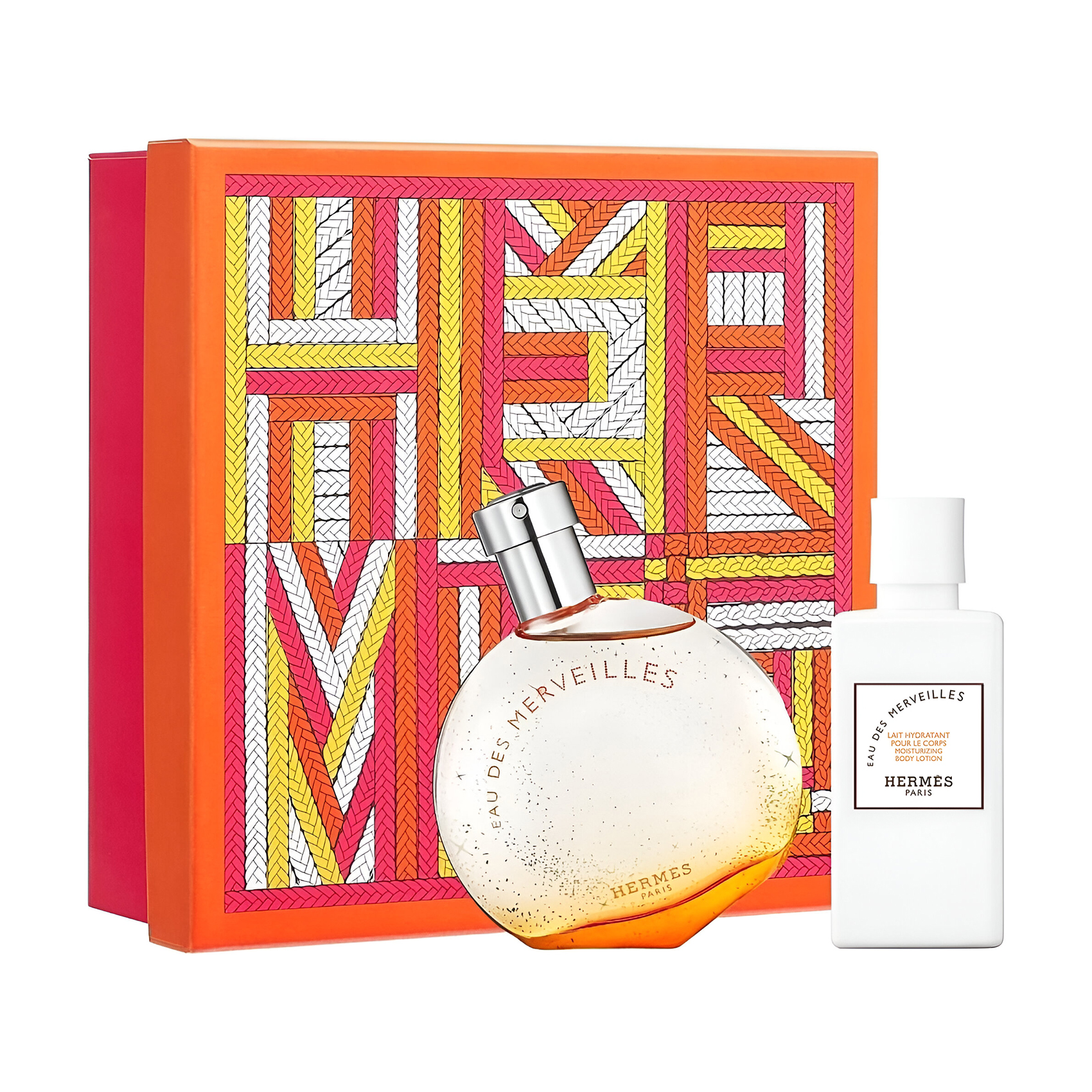 

Парфумований жіночий набір Hermes Eau Des Merveilles Giftset (туалетна вода, 50 мл + лосьйон, 40 мл)