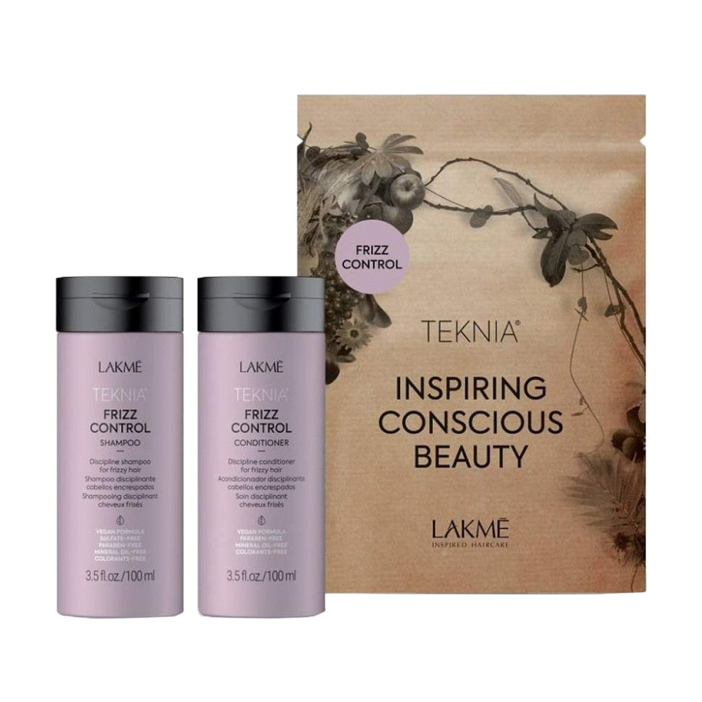 

Уцінка! Дисциплінувальний набір для волосся Lakme Teknia Frizz Control (шампунь, 100 мл + кондиціонер, 100 мл)