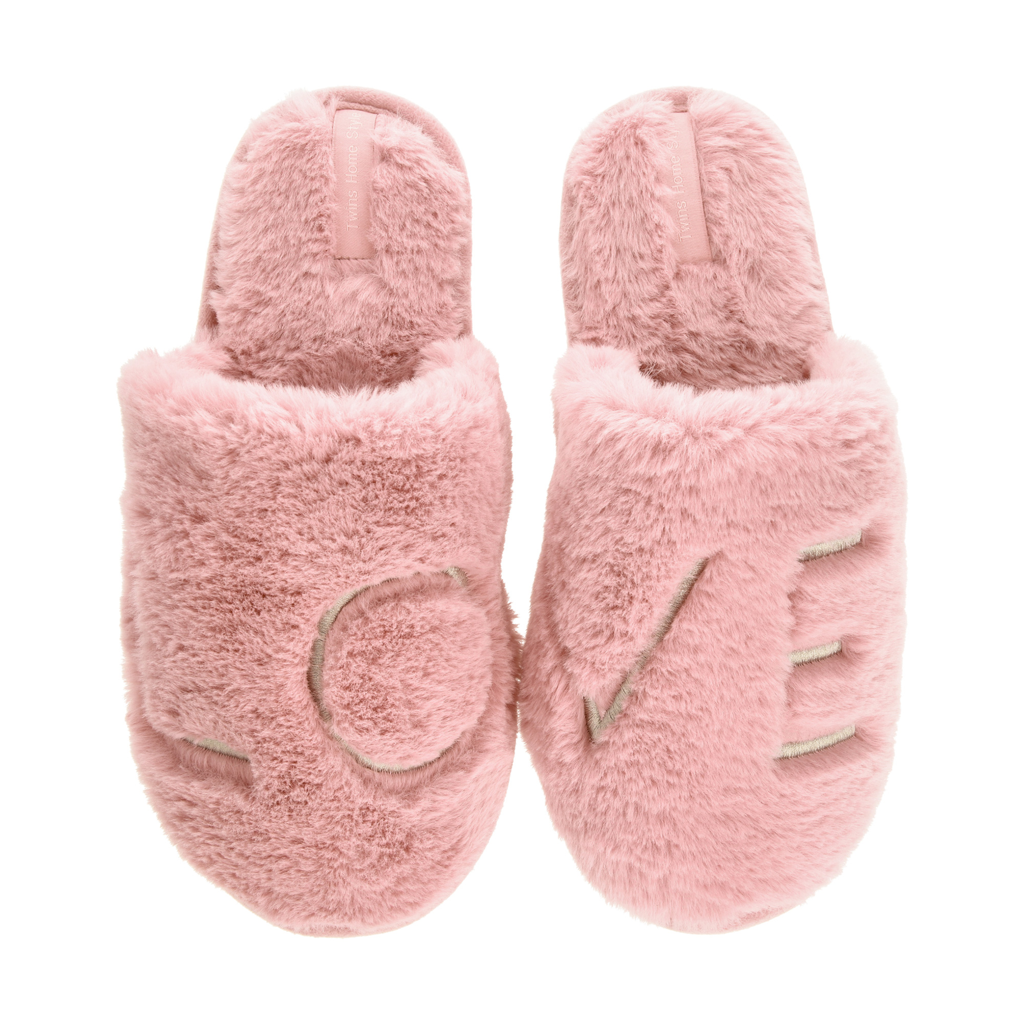 

Жіночі кімнатні капці Twins HS-LUX Love закритi, хутрянi, темно-рожевi, розмір 40 (26 см)