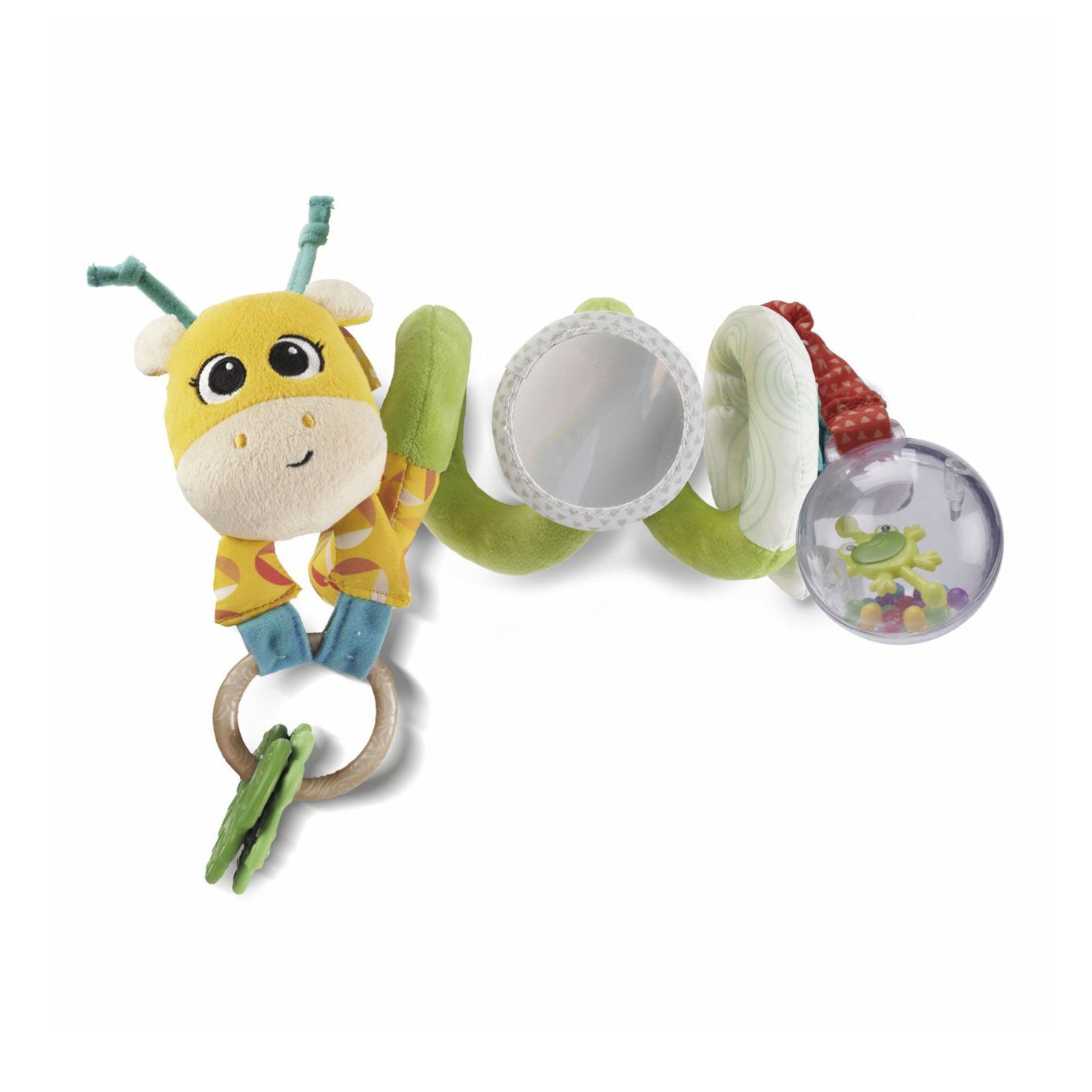 

Дитяча іграшка-брязкальце на коляску Chicco Mrs. Giraffe Stroller Rope від 6 місяців (11562.00)