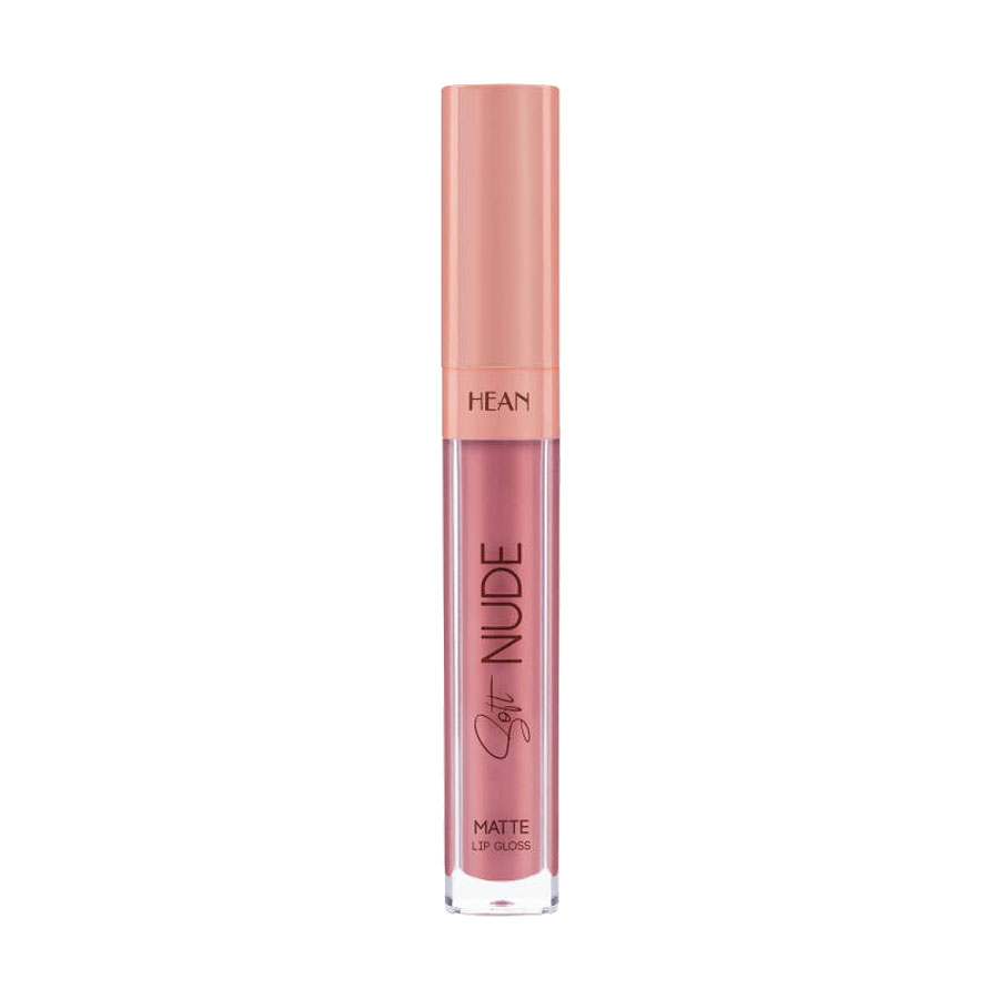

Уцінка! Матовий блиск для губ Hean Soft Nude Matte Lip Gloss 67 Sweety Nude, 6 мл