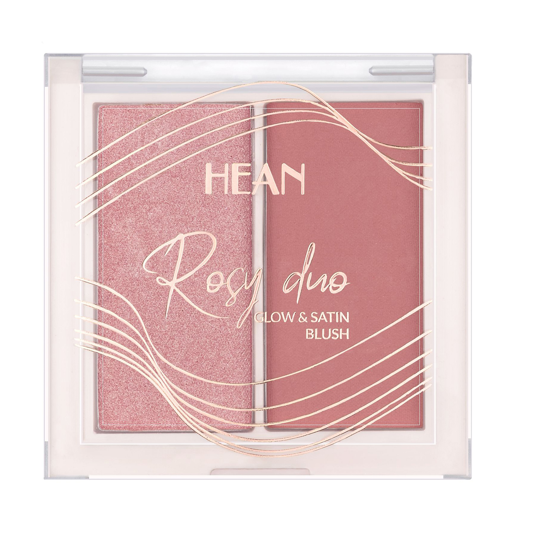 

Палетка рум'ян для обличчя Hean Duo Rosy RD1 Pretty, 6 г