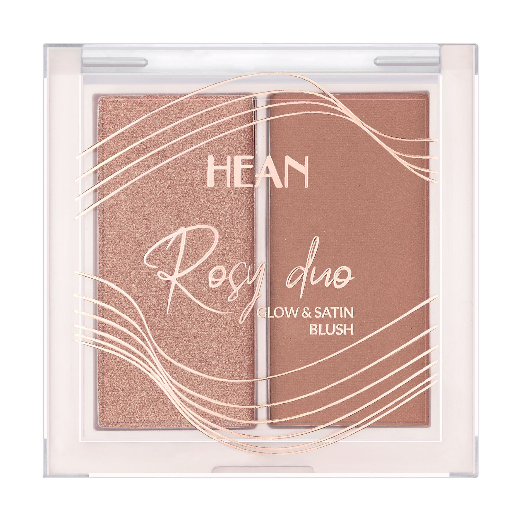 

Палетка рум'ян для обличчя Hean Duo Rosy RD4 Sensual, 6 г