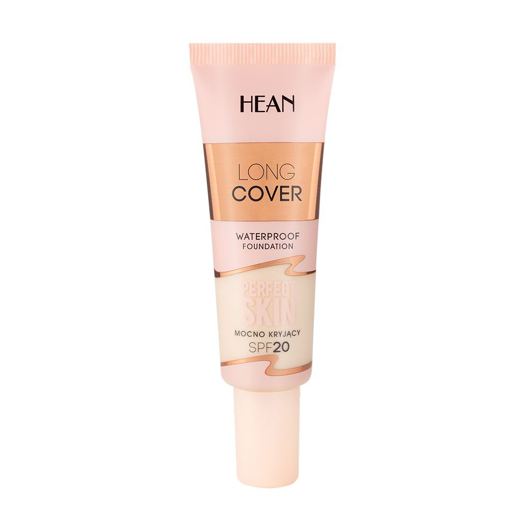

Водостійкий тональний крем для обличчя Hean Long Cover Perfect Skin SPF 20, C04 Warm Beige, 25 мл