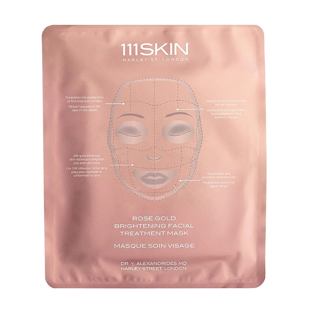 

Тканинна маска для обличчя 111SKIN Rose Gold Brightening Facial Treatment Mask, 5*30 мл