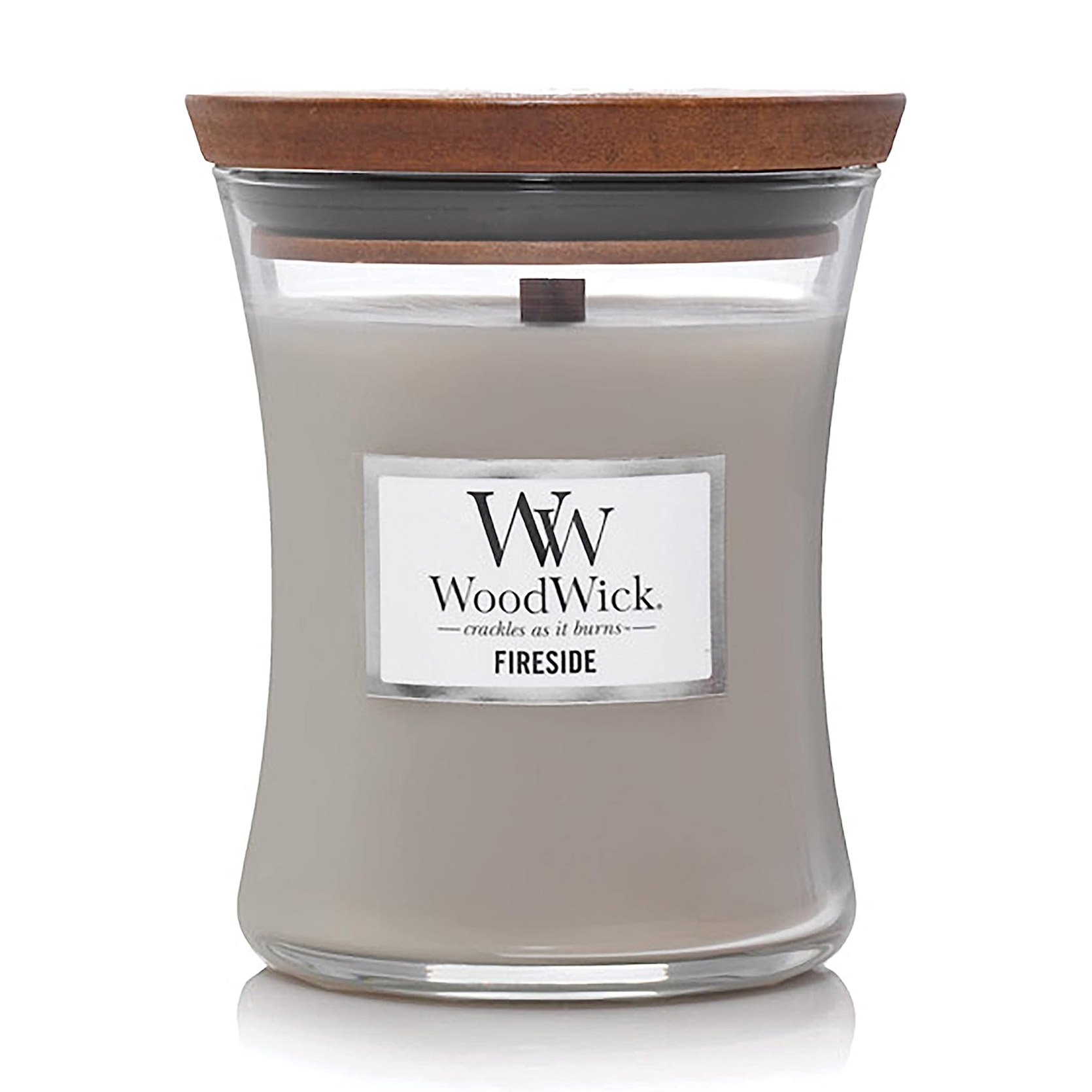 

Ароматична свічка в склянці WoodWick Hourglass Candle Medium Fireside, 275 г