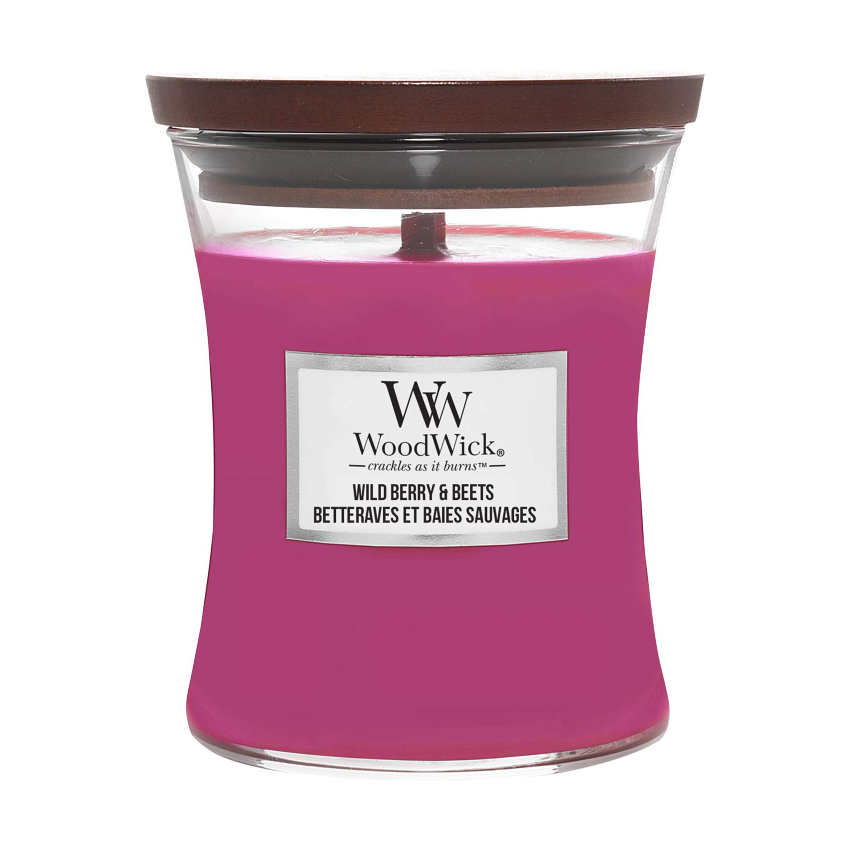 

Ароматична свічка в склянці WoodWick Hourglass Candle Mini Wild Berry & Beets, 85 г