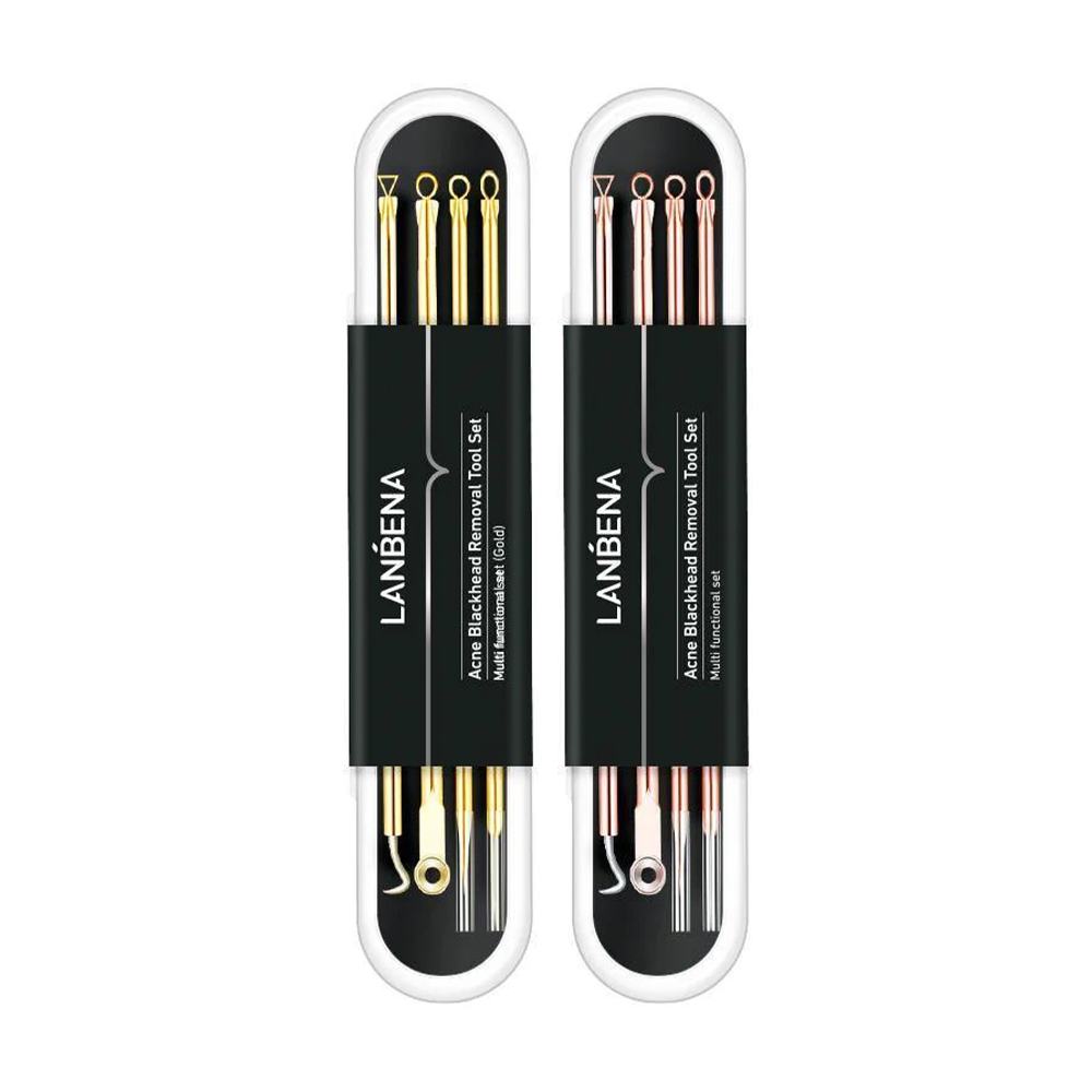 

Набір інструментів для видалення вугрів Lanbena Acne Blackhead Removal Tool Set, 4 шт