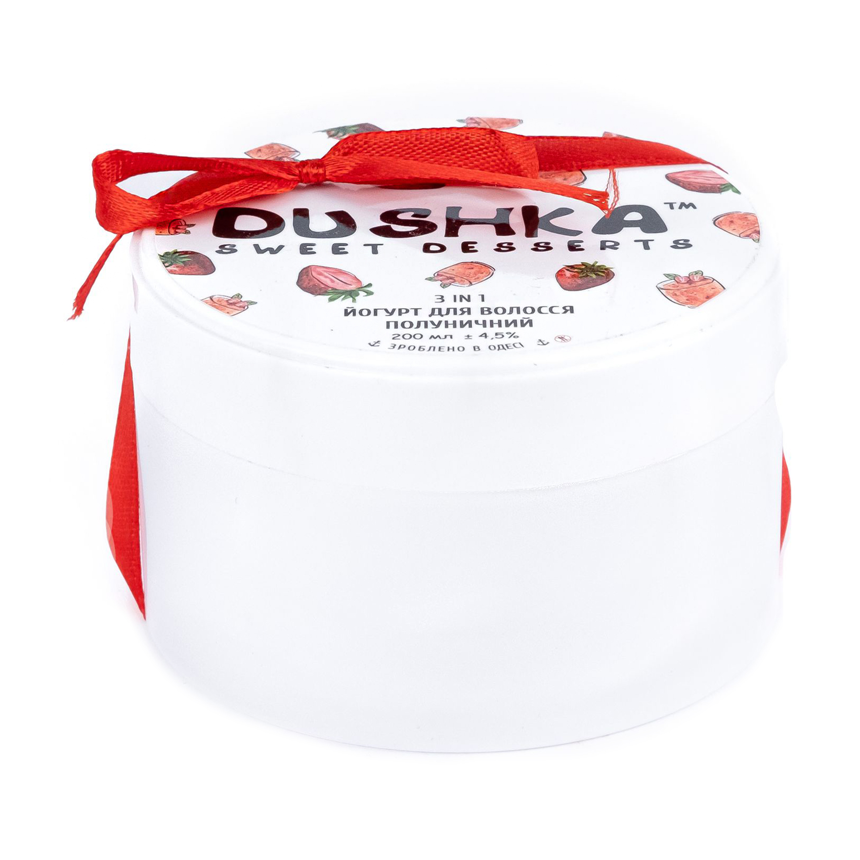 

Йогурт для волосся Dushka Полуничний, 200 мл