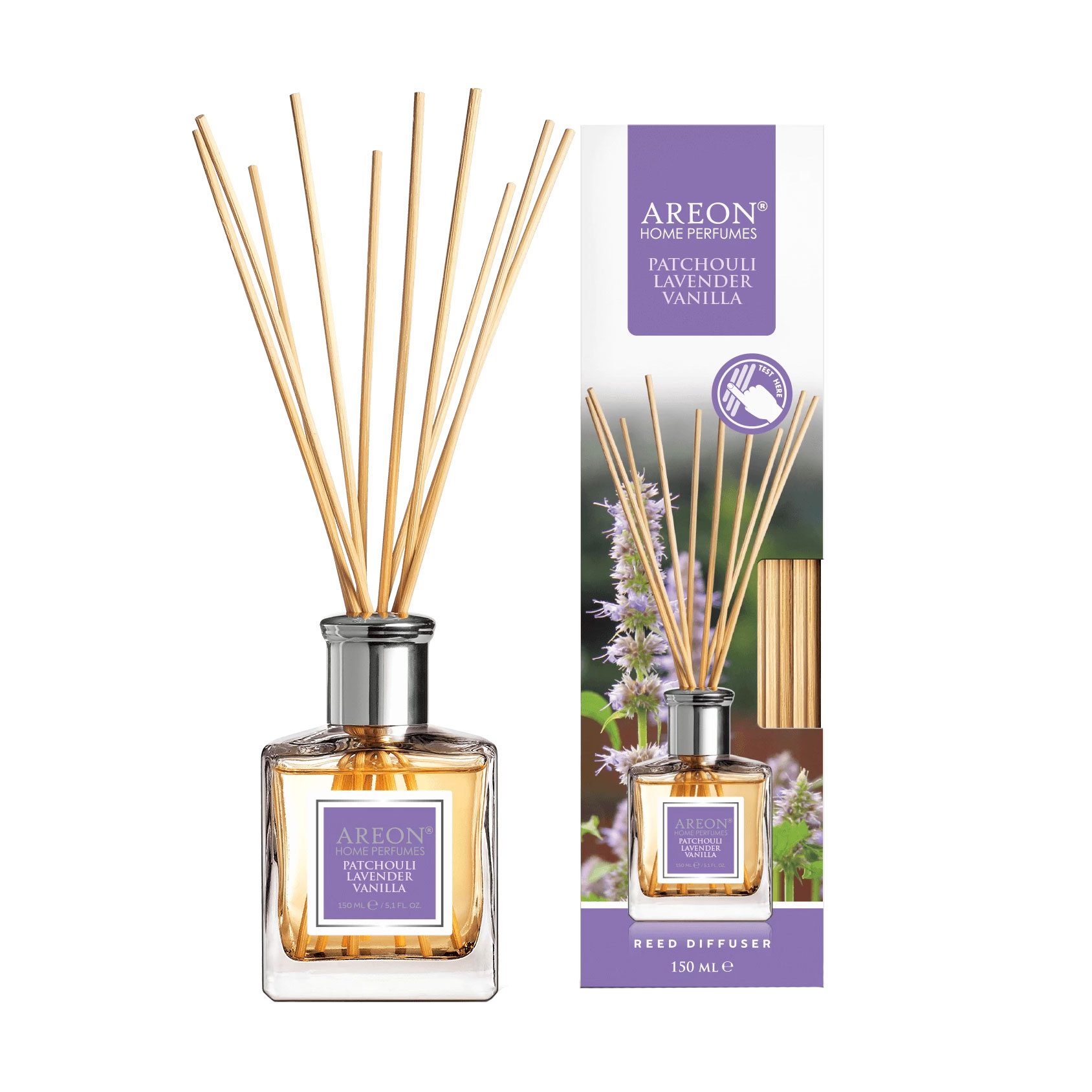 

Аромадифузор повітря Areon Home Perfume Patchouli, Lavender & Vanilla, 150 мл