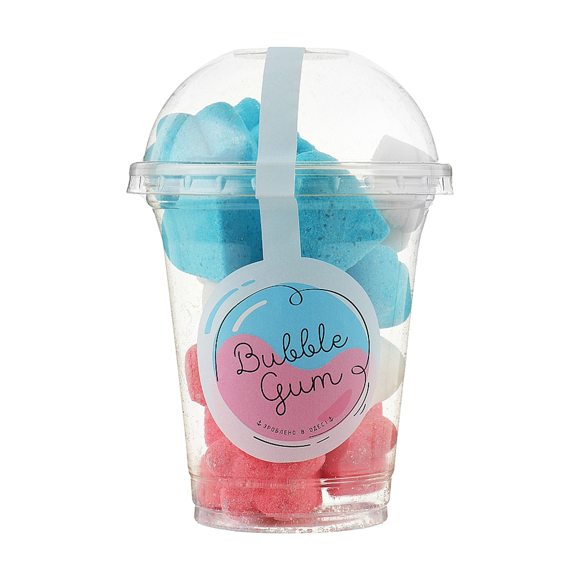 

Уцінка! Бомбочки для ванни Dushka Bubble Gum Крихітки бомбі, в стакані, 300 г