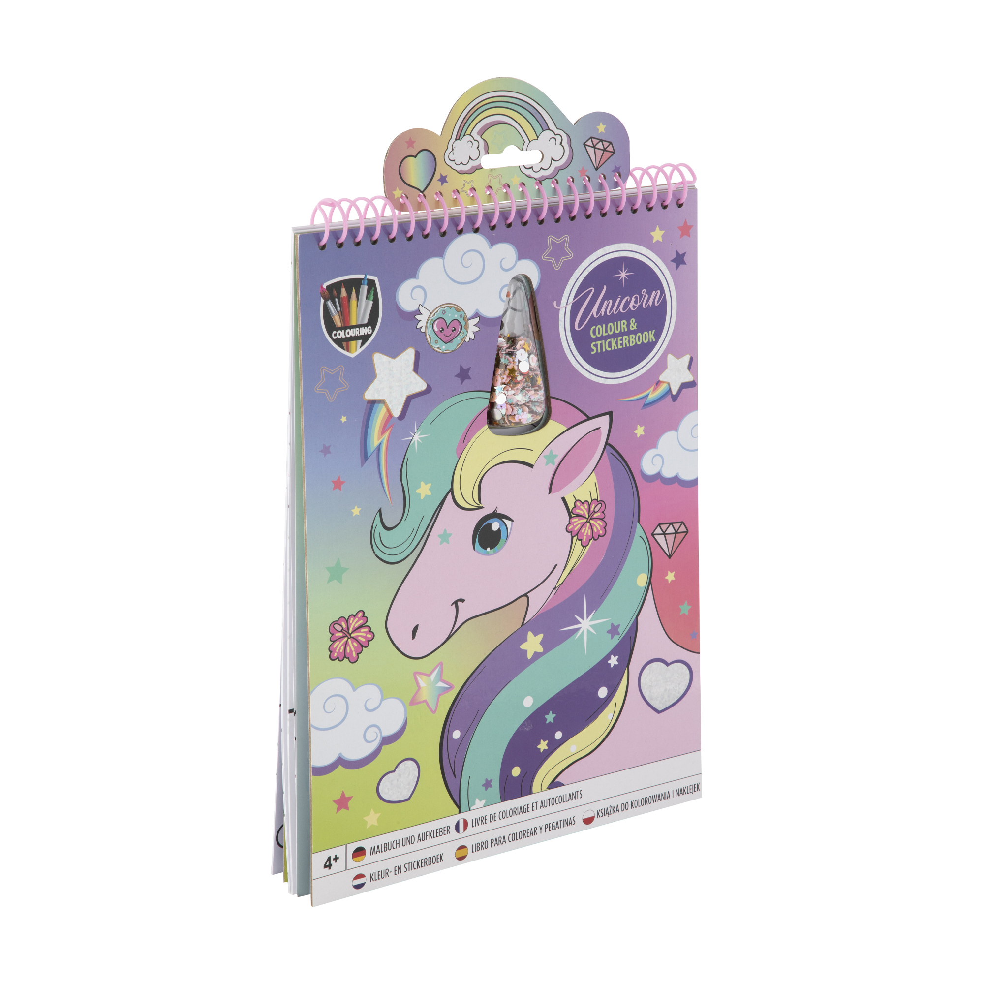 

Альбом для розфарбовування Grafix Unicorn з наклейками, від 5 років (150052)
