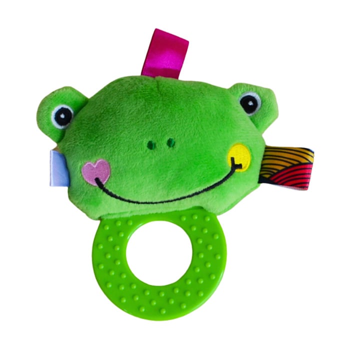 

Прорізувач-брязкальце Lindo Жабка, 13 см, від народження (8087)