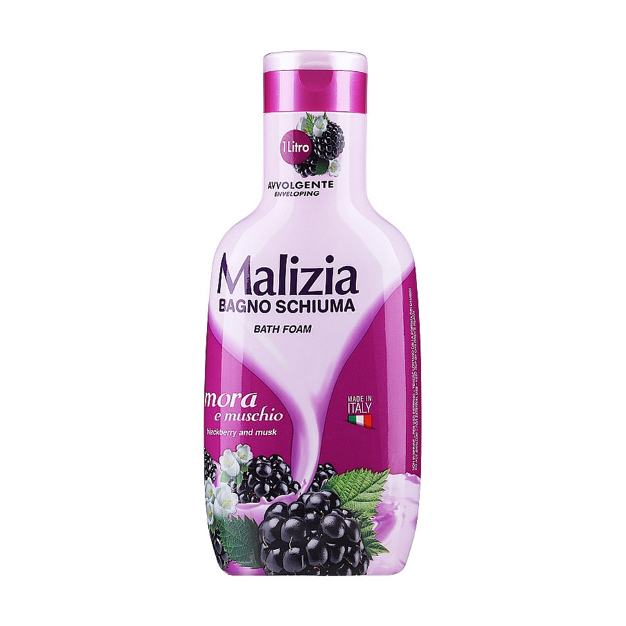

Гель-піна для душу та ванни Malizia Bath Foam Blackberry And Musk, 1 л
