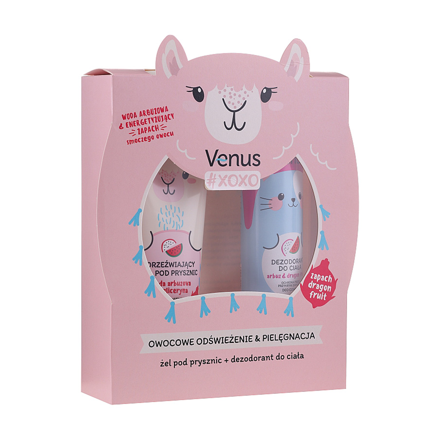 

Набір для тіла Venus Xoxo Fruit Refreshment & Care Set (гель для душу, 250 мл + дезодорант, 150 мл)