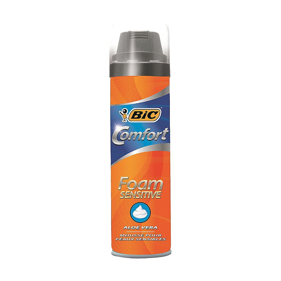

Чоловіча піна для гоління чутливої шкіри обличчя BIC Comfort Foam Sensitive, 250 мл