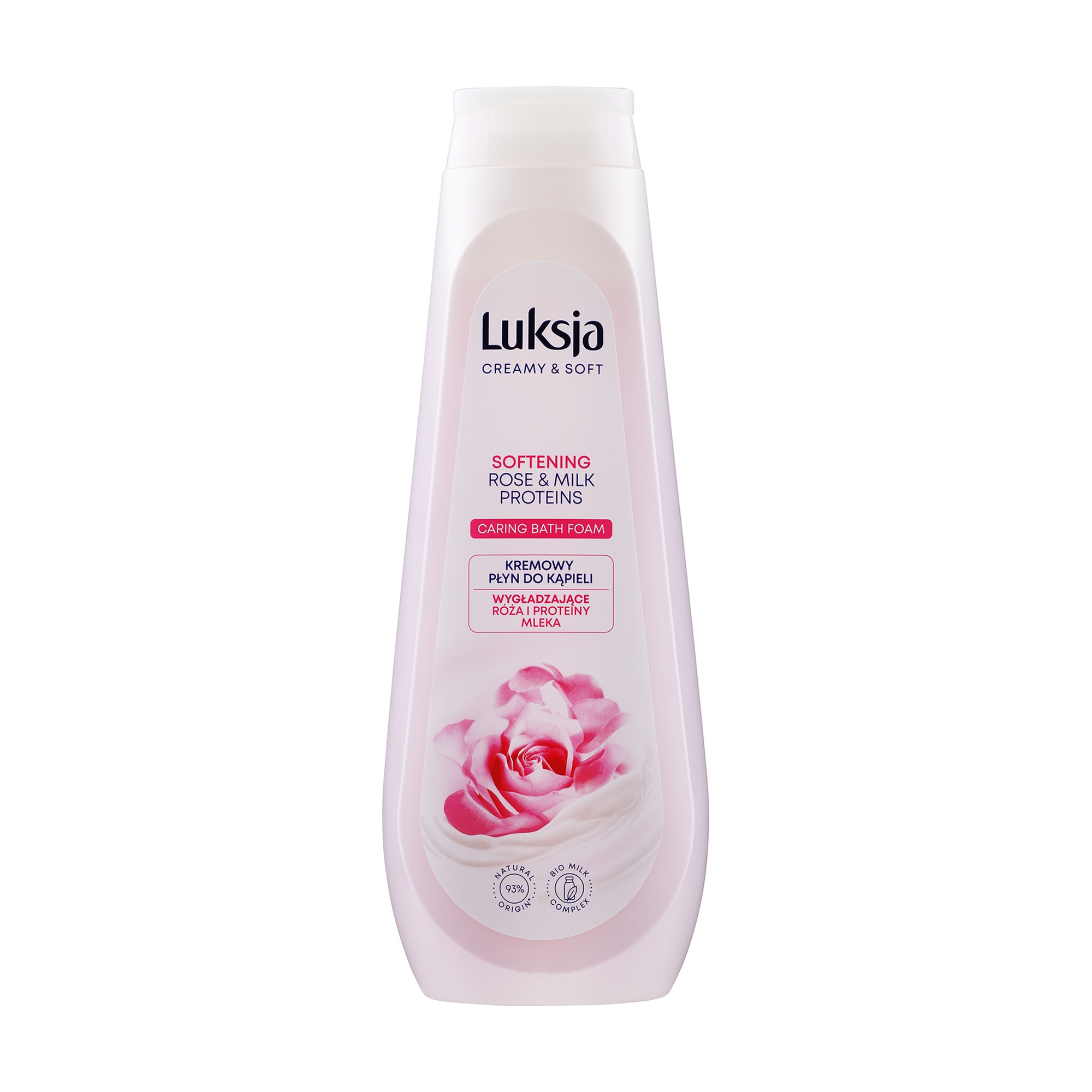 

Піна для ванни Luksja Creamy & Coft Rose & Milk Proteins Caring Bath Foam, 900 мл