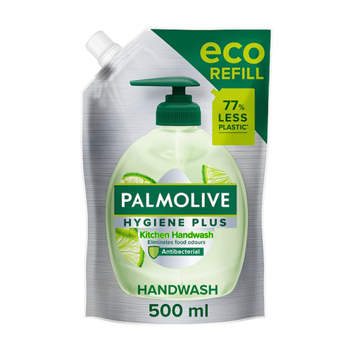 

Рідке мило Palmolive Hygiene Plus Нейтралізатор запахів для кухні з екстрактом лайма, 500 мл (дойпак)