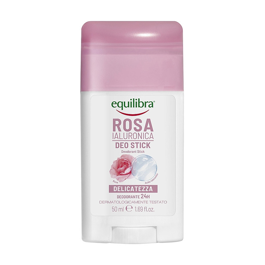 

Дезодорант-стік equilibra Rosa Deo Stick Троянда з гіалуроновою кислотою, 50 мл