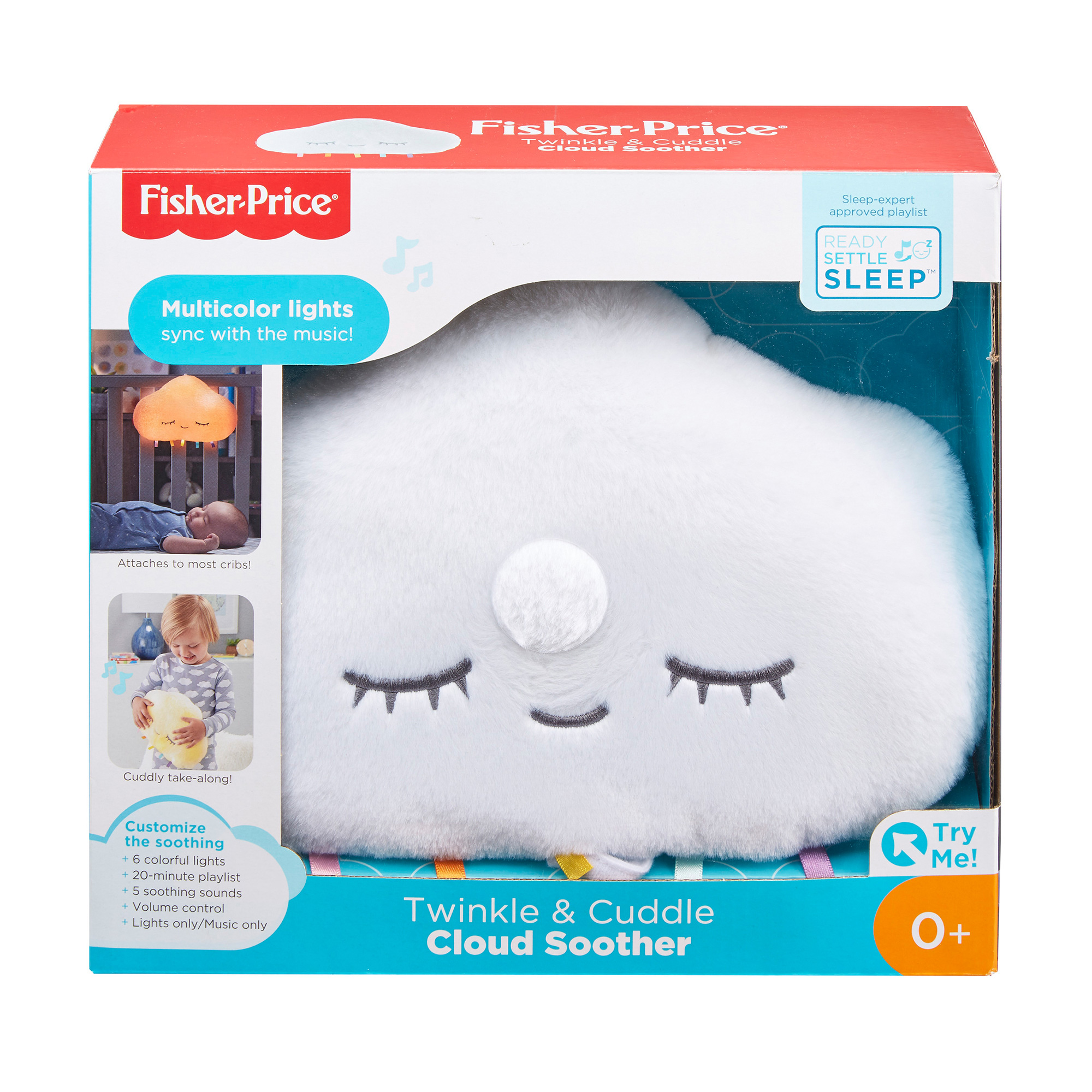 

Уцінка! Музичний нічник-хмаринка Fisher-Price Солодкі сни, від народження (GJD44)