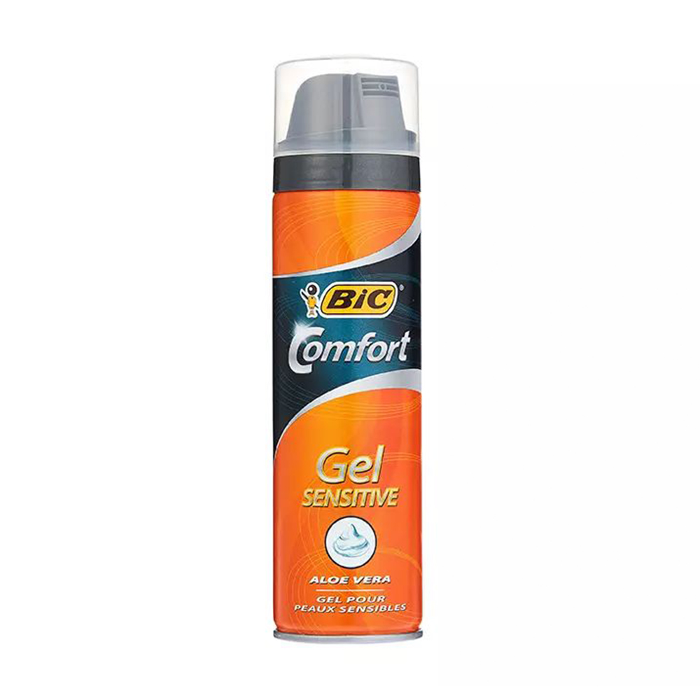 

Чоловічий гель для гоління BIC Comfort Gel Sensetive Aloe Vera, 200 мл