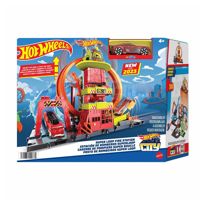 

Ігровий набір Hot Wheels Супер петля з пожежною станцією, від 4 років, 9*37*26 см (HKX41)
