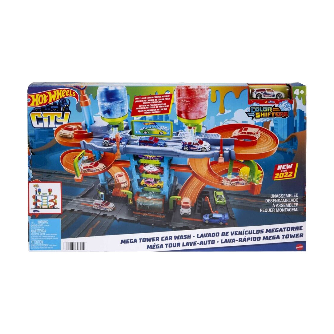 

Ігровий набір Hot Wheels Автомийка: Мегавежа, від 4 років, 34.4*57.4*7.1 см (HDP05)