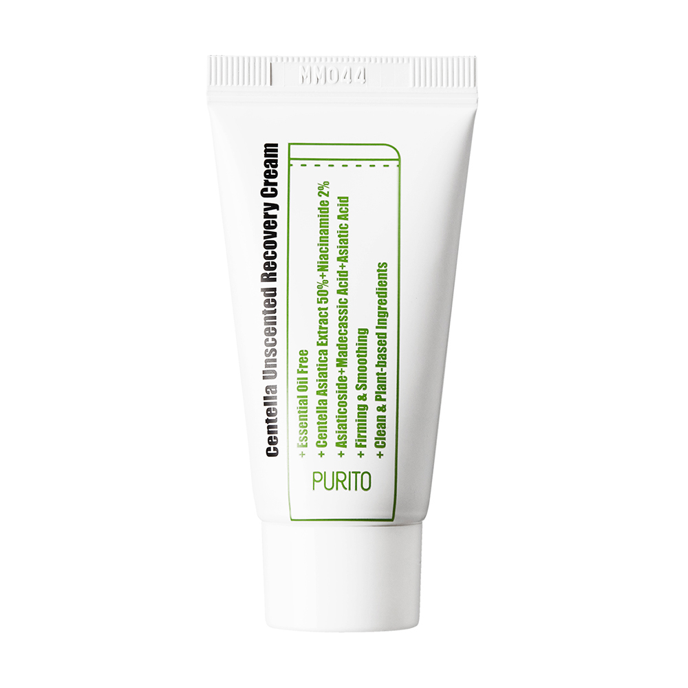 Крем для обличчя Purito Seoul Wonder Releaf Centella Cream Unscented з центелою, для чутливої ​​шкіри, 12 мл (мініатюра)