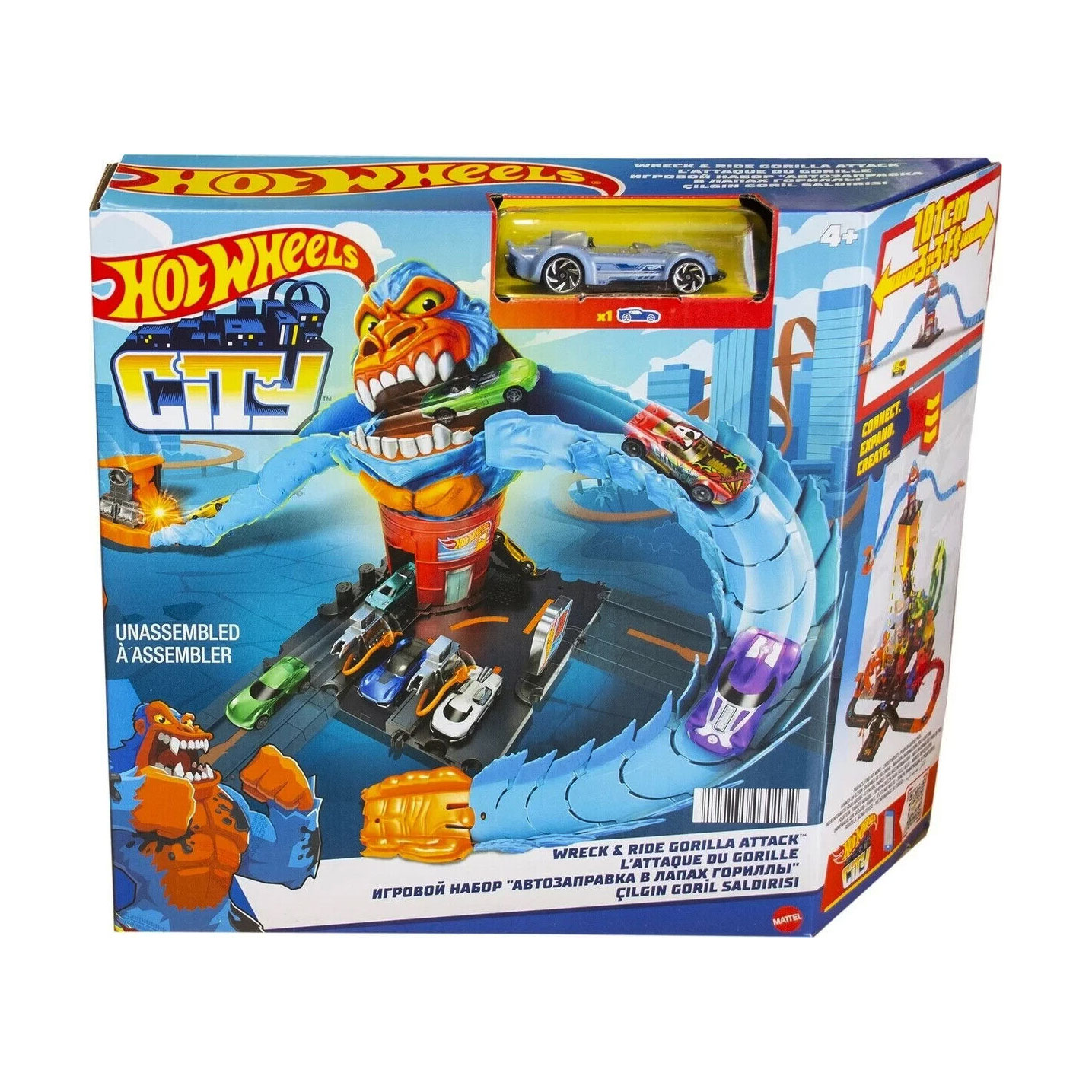 

Ігровий набір Hot Wheels Небезпечні створіння Спасіння від горили, від 4 років, 9*30*26 см (HDR30)