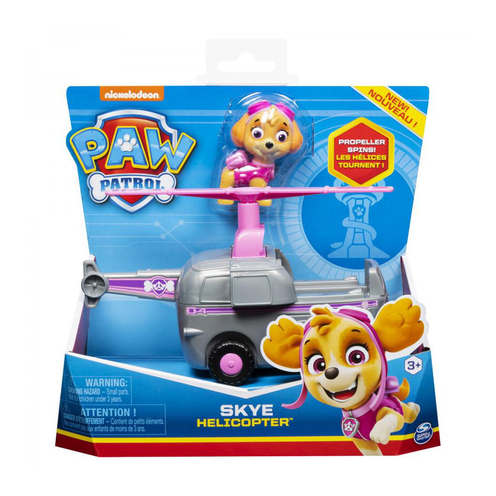 

Ігровий набір Paw Patrol Щенячий патруль: базовий рятівний автомобіль з водієм Скай, від 3 років (SM16775/9931)