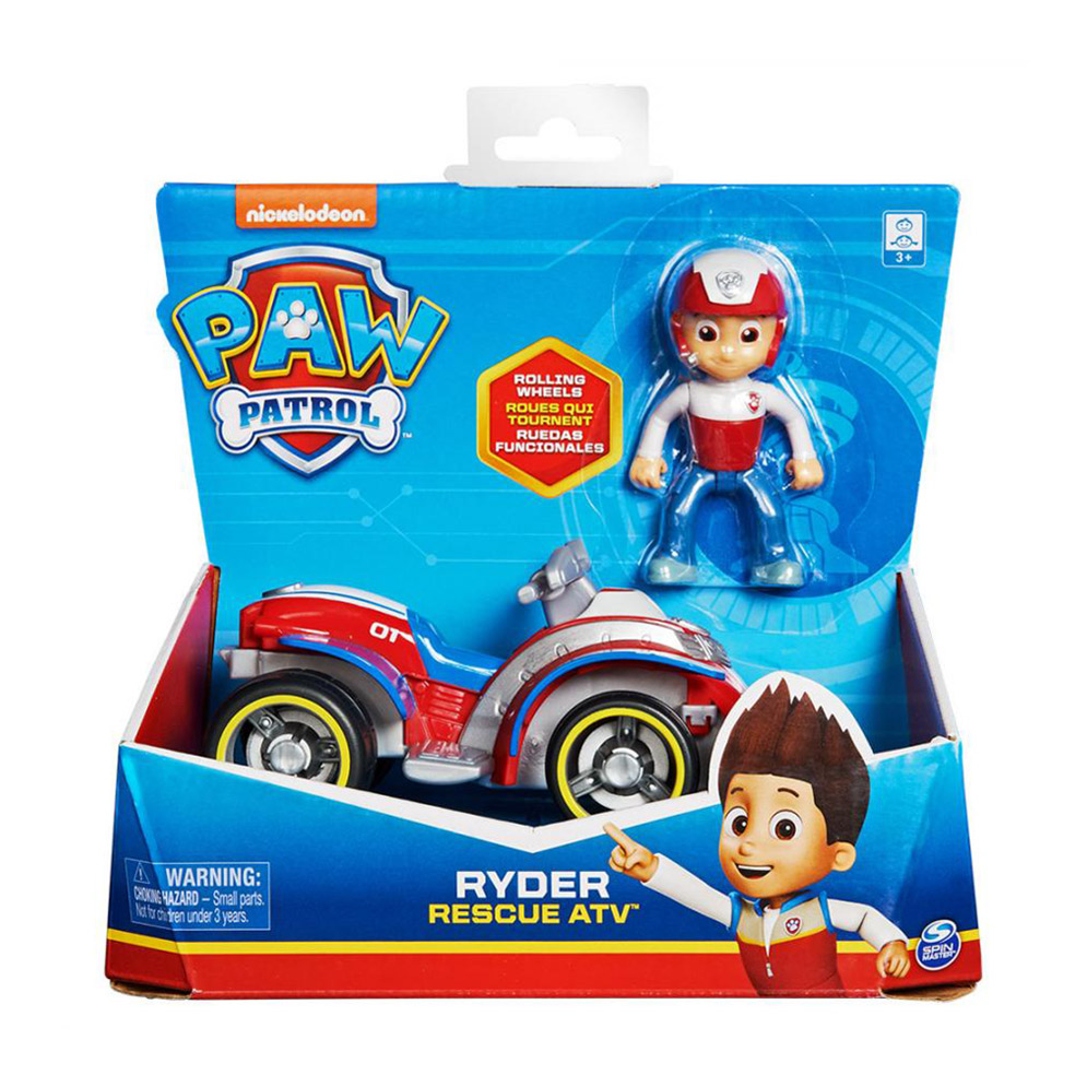 

Ігровий набір Paw Patrol Щенячий патруль: базовий рятівний автомобіль з водієм Райдер, від 3 років (SM16775/8807)
