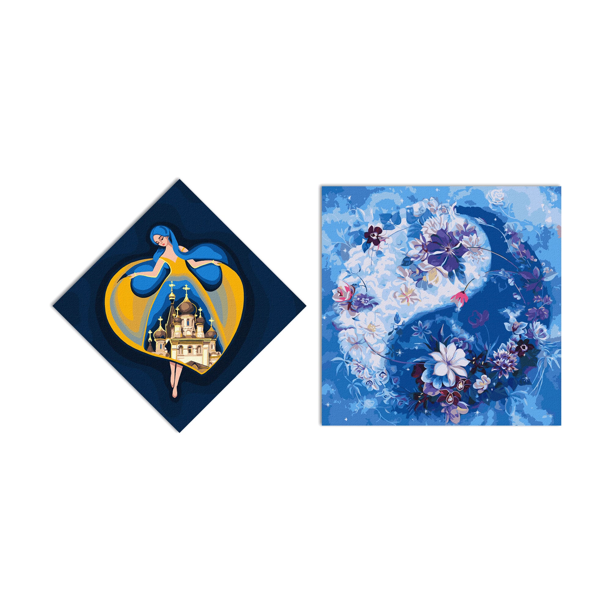 

Набір картин за номерами Ideyka (Енергія життя, 40*40 см + Берегиня Миколаєва, 30*30 см) (СKHO7116)