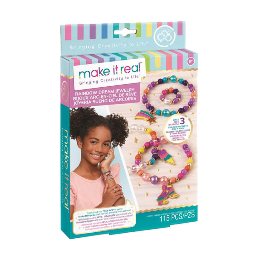 

Набір для створення прикрас Make it Real Кольорова мрія, від 8 років, 4*16*24.5 см (MR1204)
