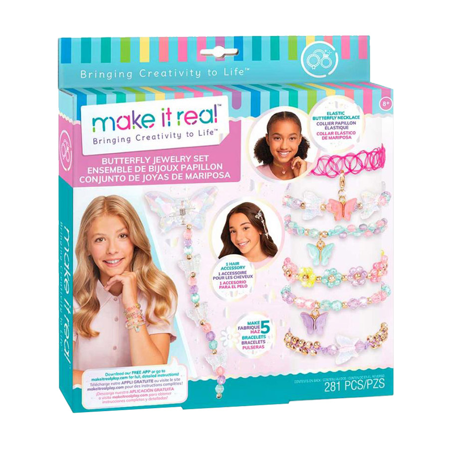 

Набір для створення прикрас Make it Real Метелики, від 8 років, 3.5*24*26.5 см (MR1323)
