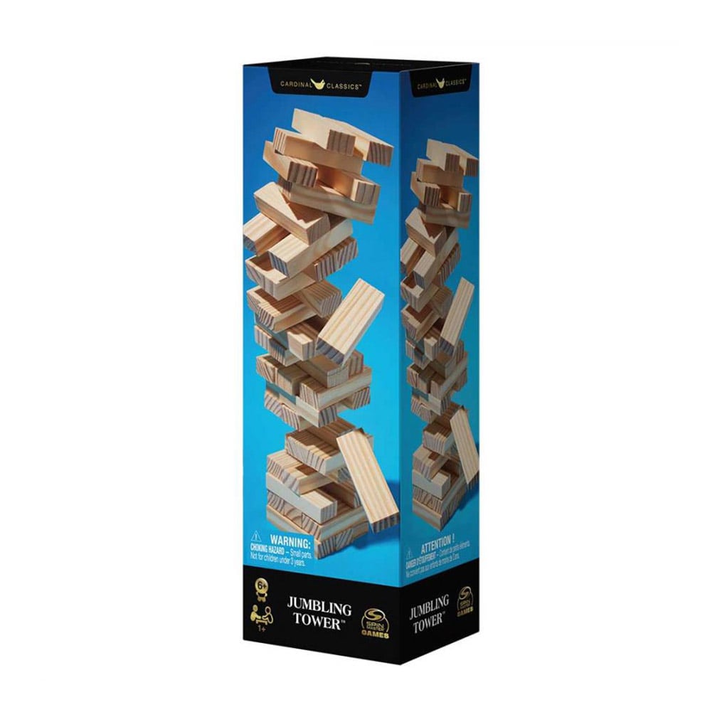 

Настільна гра Spin Master Дженга, від 6 років, 9*9*27 см (SM98365/6065338)