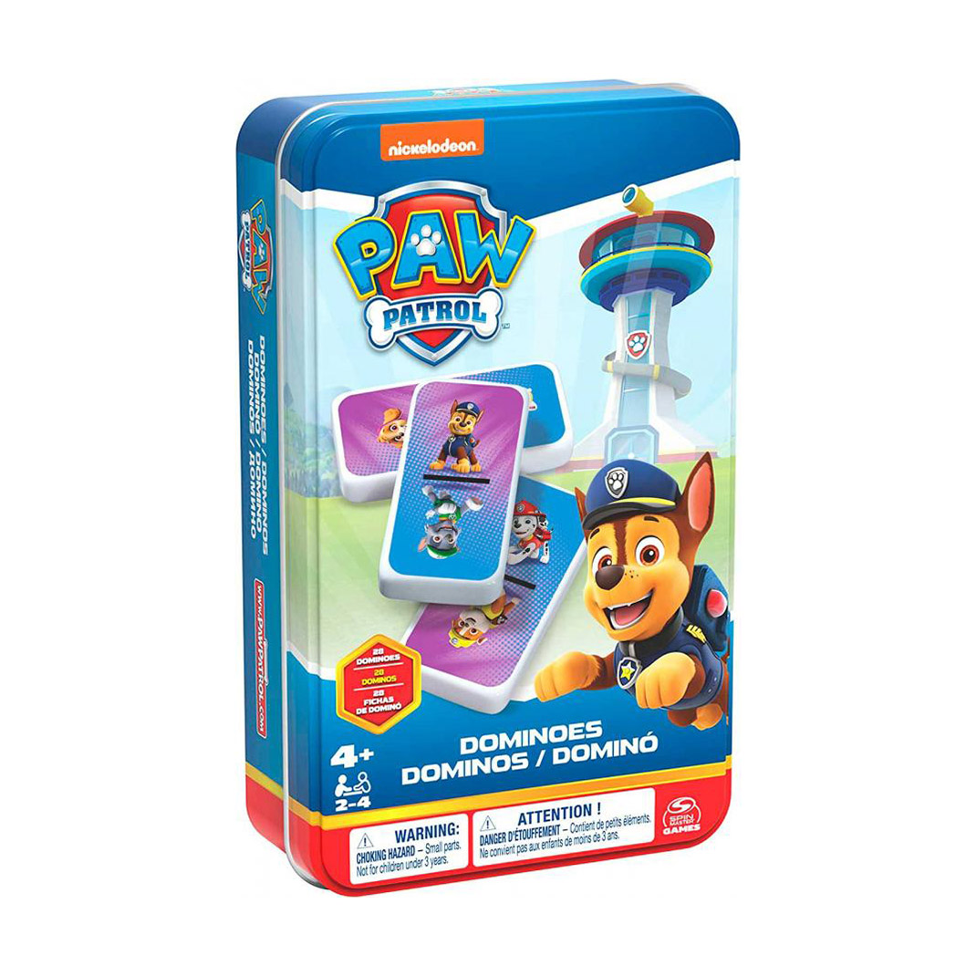 

Настільна гра Spin Master Paw Patrol Доміно, у жерстяній коробці, від 4 років, 5*12*19 см (SM98408/6067468)