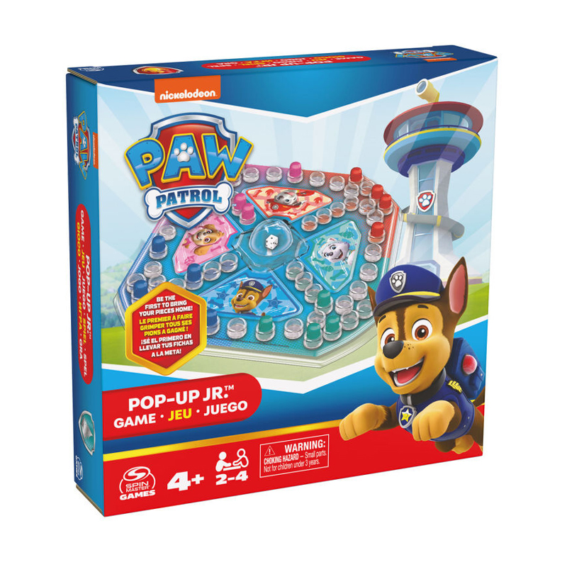

Настільна гра Spin Master Paw Patrol Щенячий патруль, з кнопкою, від 4 років, 5*20*20 см (SM98283/6066831)