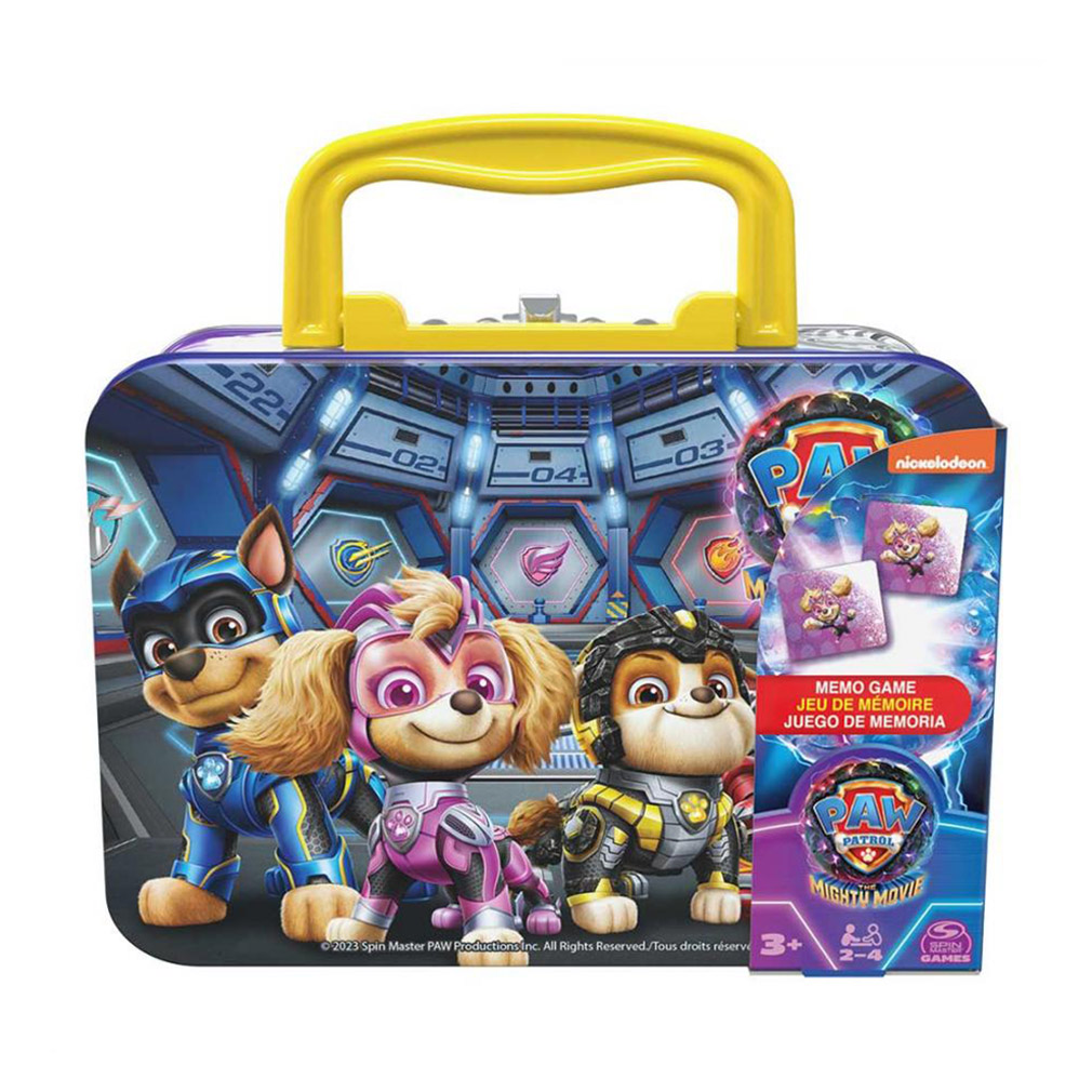 

Настільна гра Paw Patrol Меморі Щенячий патруль у кіно 2, у жерстяній коробці, від 3 років, 20*16*7 см (SM98277/6067928)